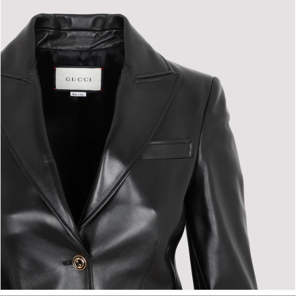 GUCCI Auth Leather Jacket - Picture 7 of 15